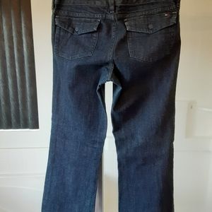Tommy Hilfiger dark wash fitted denim jeans